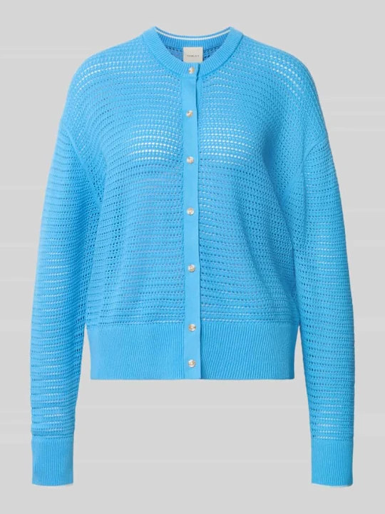 Zdjęcie produktu Kardigan o kroju relaxed fit z czystej bawełny model 'Pembroke' Varley Błękitny