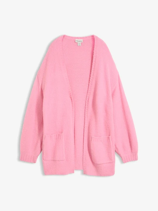 Zdjęcie produktu Kardigan oversize BonPrix różowy