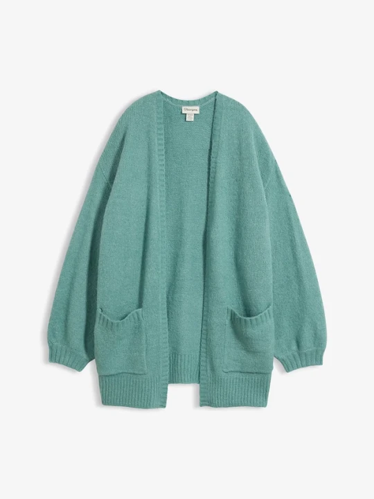 Zdjęcie produktu Kardigan oversize BonPrix zielony
