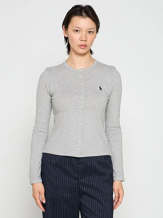 Zdjęcie produktu Kardigan Polo Ralph Lauren jasnoszary