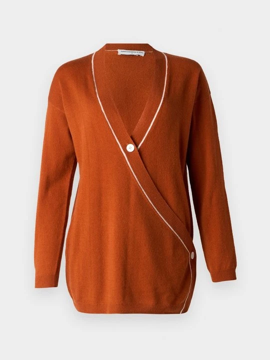 Zdjęcie produktu Kardigan Pure Cashmere pomarańczowy