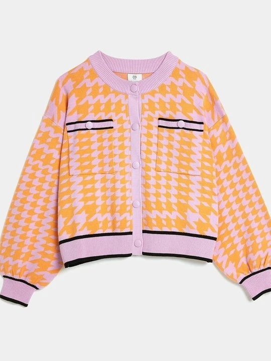 Zdjęcie produktu Kardigan River Island pomarańczowy