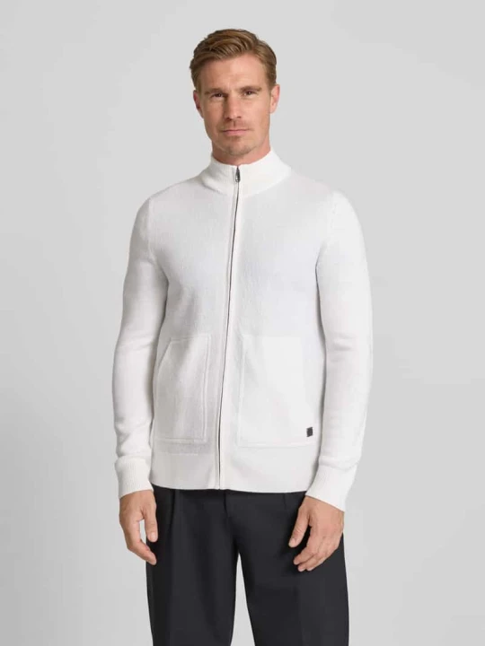 Zdjęcie produktu Kardigan rozpinany krój regular fit z czystej bawełny model „Widor” JOOP! Beżowy