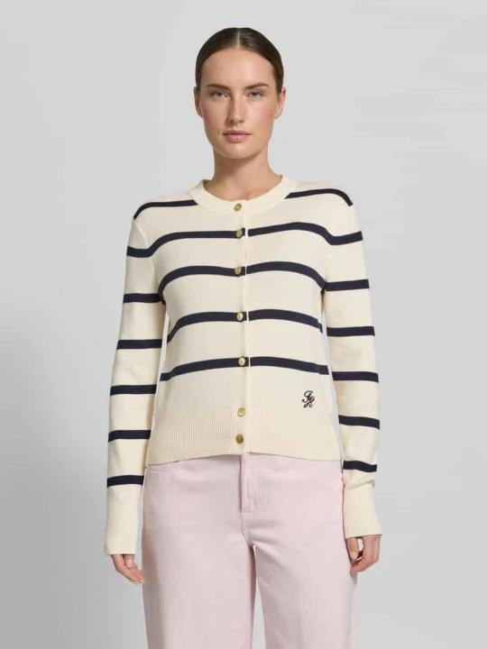 Zdjęcie produktu Kardigan rozpinany o kroju regular fit z czystej bawełny Tommy Hilfiger Biały