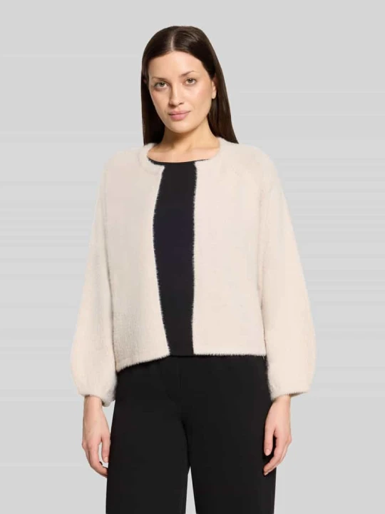 Zdjęcie produktu kardigan rozpinany o kroju regular fit z rękawem o dł. 3 / 4 Betty Barclay Piaskowy