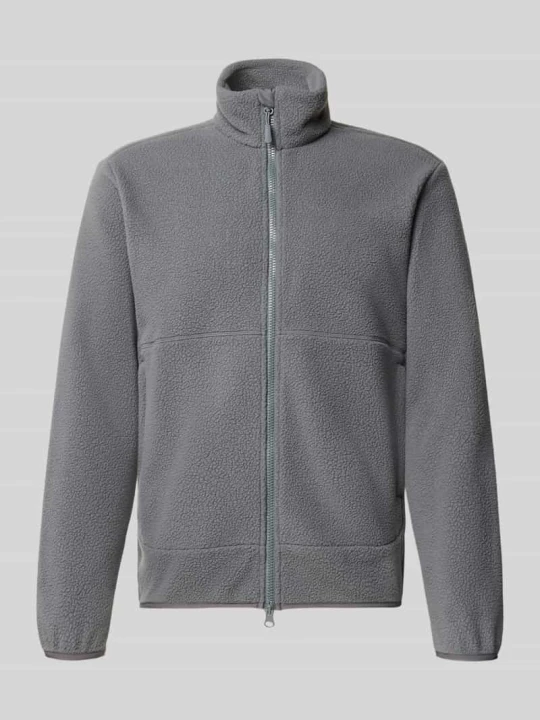 Zdjęcie produktu kardigan rozpinany o kroju regular fit ze stójką model 'JASON' Only & Sons Antracytowy