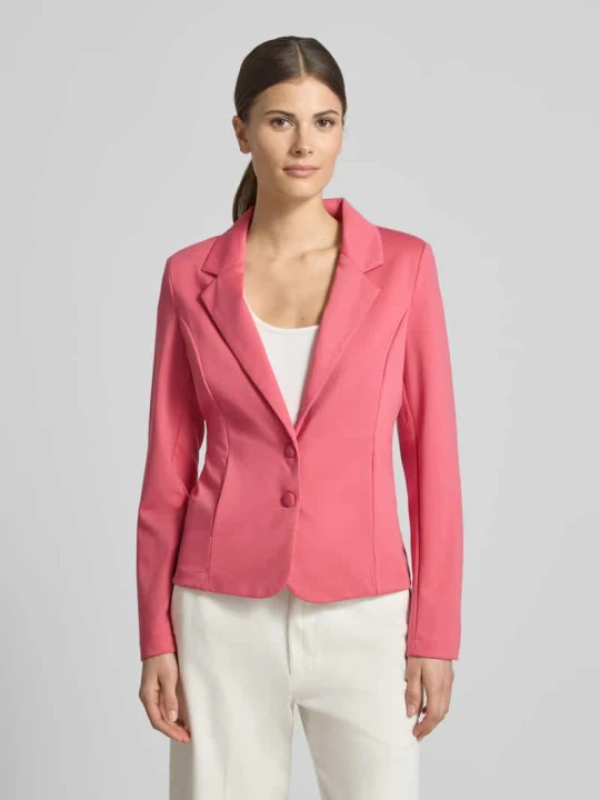 Zdjęcie produktu Żakiet o kroju slim fit z zapięciem na 2 guziki model 'SC-DANIELA 1' Soyaconcept Różowy