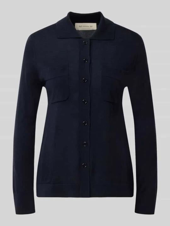 Zdjęcie produktu Kardigan rozpinany z czystej żywej wełny model 'DETTO' MM By Max Mara Czarny