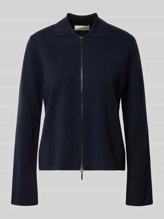 Zdjęcie produktu Kardigan rozpinany z czystej żywej wełny model 'SNACK' MM By Max Mara Czarny