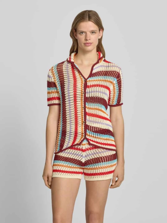 Zdjęcie produktu kardigan rozpinany z kapturem model 'GERDI' Topshop Écru