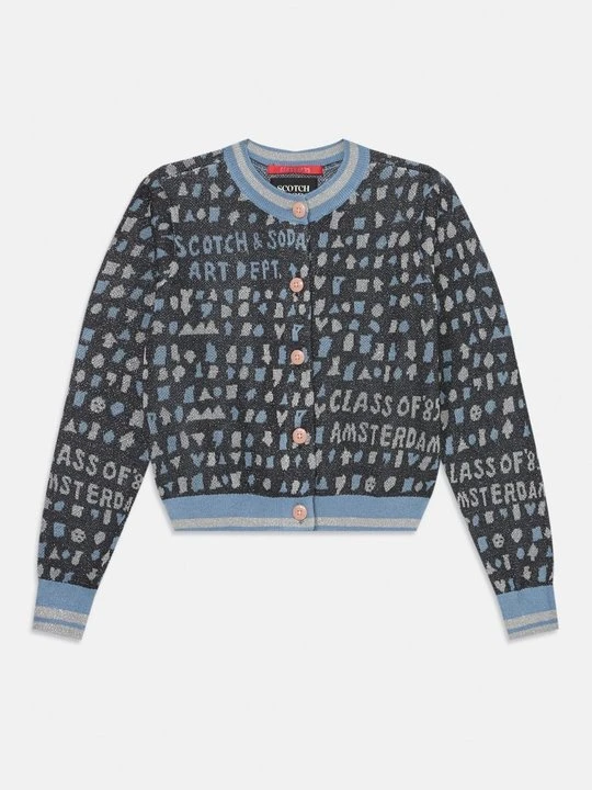 Zdjęcie produktu Kardigan Scotch & Soda stalowy
