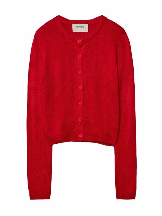Zdjęcie produktu Kardigan Stradivarius czerwony