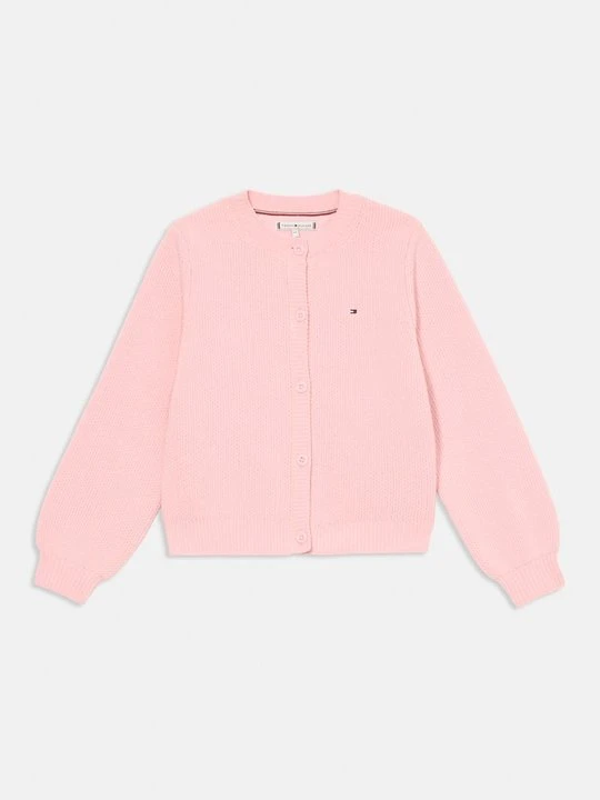 Zdjęcie produktu Kardigan Tommy Hilfiger jasnoróżowy