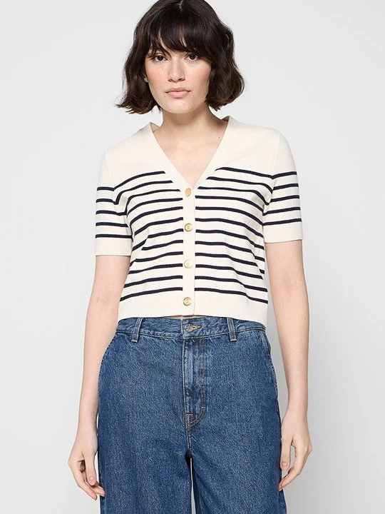 Zdjęcie produktu Kardigan Tommy Hilfiger niebieski denim