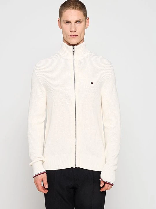 Zdjęcie produktu Kardigan Tommy Hilfiger mleczny