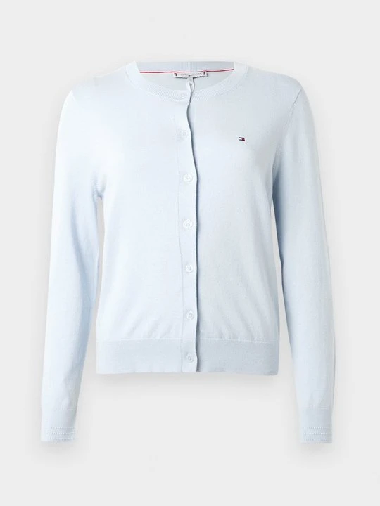 Zdjęcie produktu Kardigan Tommy Hilfiger jasnoniebieski