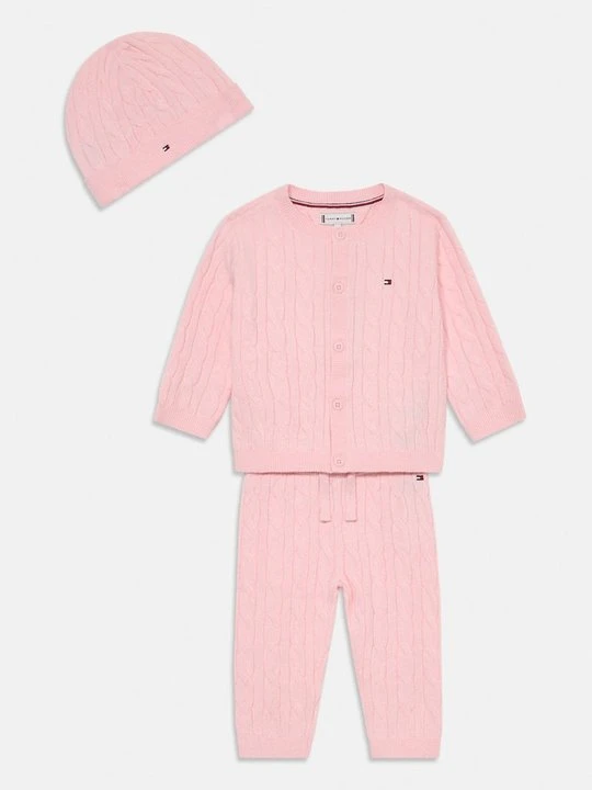 Zdjęcie produktu Kardigan Tommy Hilfiger jasnoróżowy