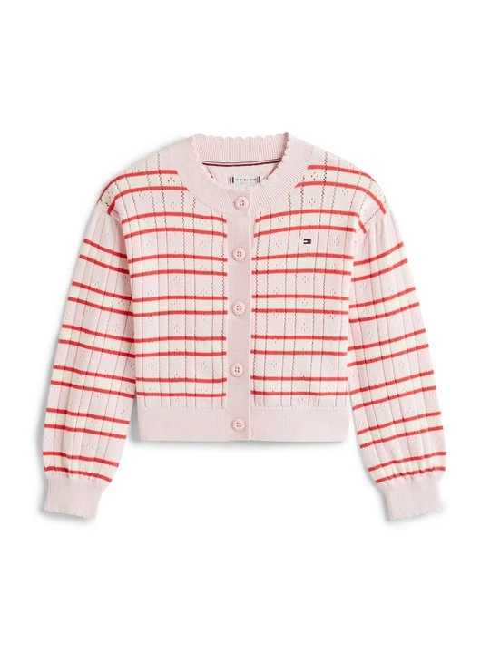 Zdjęcie produktu Kardigan Tommy Hilfiger jasnoróżowy