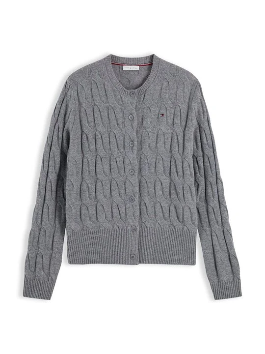 Zdjęcie produktu Kardigan Tommy Hilfiger szary