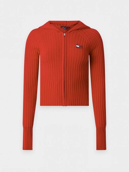 Zdjęcie produktu Kardigan Tommy Jeans czerwony
