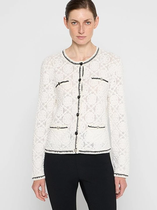 Zdjęcie produktu Kardigan Tory Burch mleczny