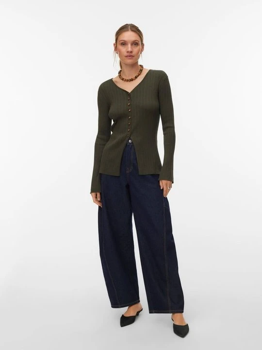 Zdjęcie produktu Kardigan Vero Moda ciemnozielony