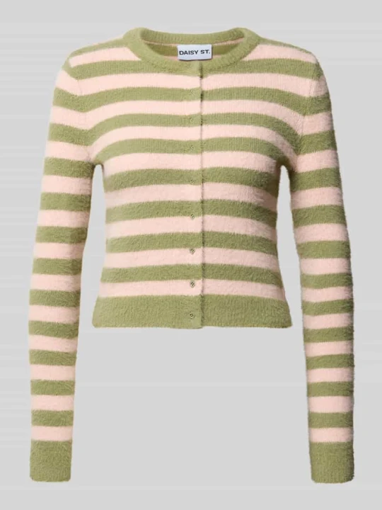 Zdjęcie produktu Kardigan w stylu allover model 'FUZZY' Daisy Street Jasnozielony