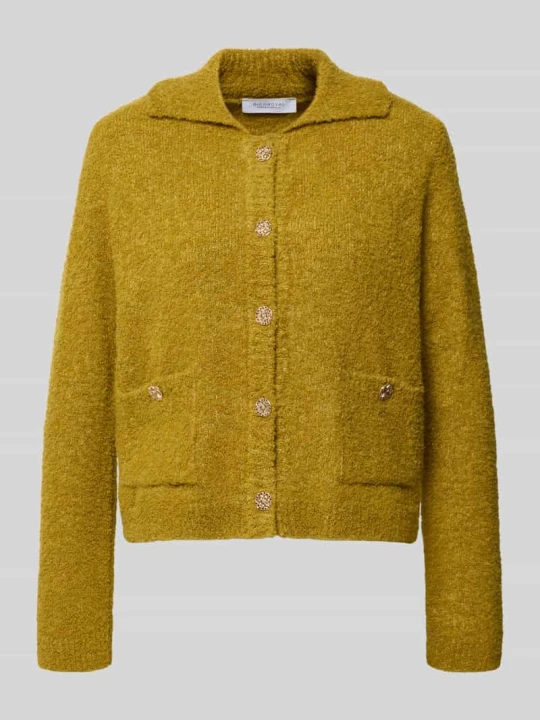 Zdjęcie produktu Kardigan w stylu bouclé Rich & Royal Musztardowy