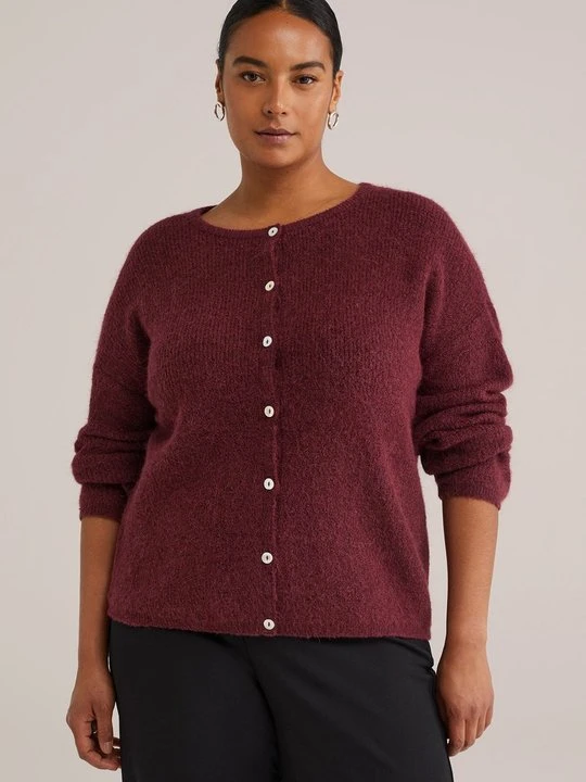 Zdjęcie produktu Kardigan WE Fashion jagodowy