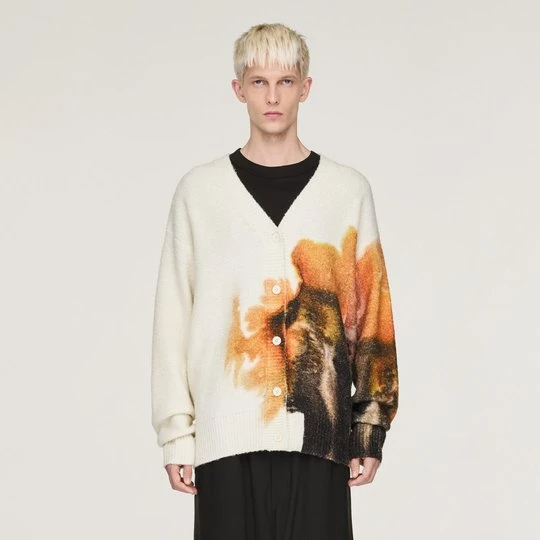 Zdjęcie produktu Kardigan z grafiką Y-3 Knit Adidas biały
