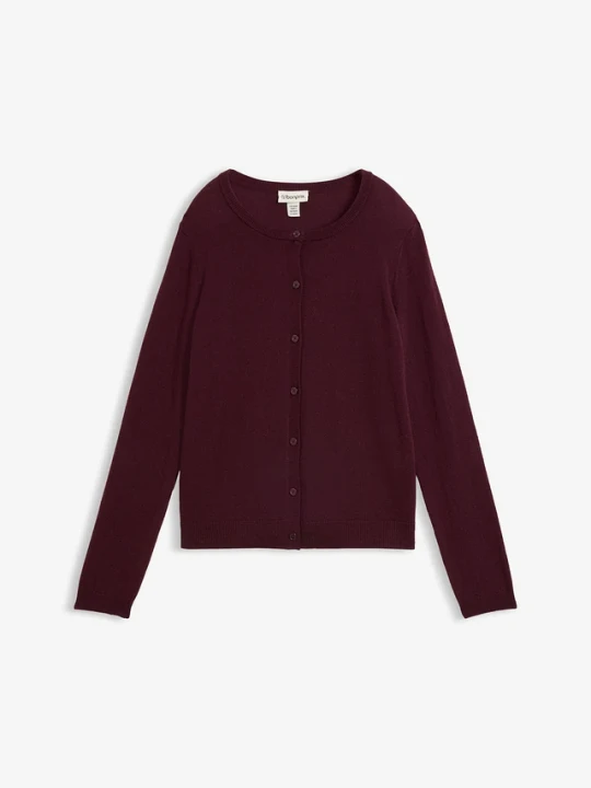 Zdjęcie produktu Kardigan z miękkiej mieszanki kaszmiru zgodnego ze standardem Good Cashmere Standard® BonPrix czerwony