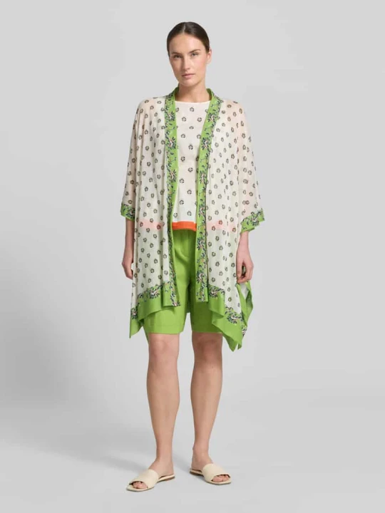 Zdjęcie produktu Kardigan z otwartym przodem i rękawami kimono Marc Cain Zielony