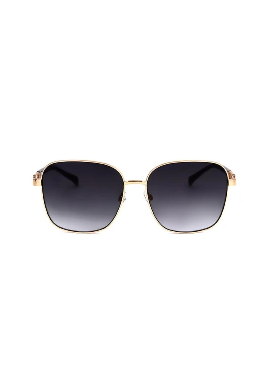 Zdjęcie produktu Karen Millen Damskie okulary przeciwsłoneczne w kolorze złoto-czarnym rozmiar: 58
