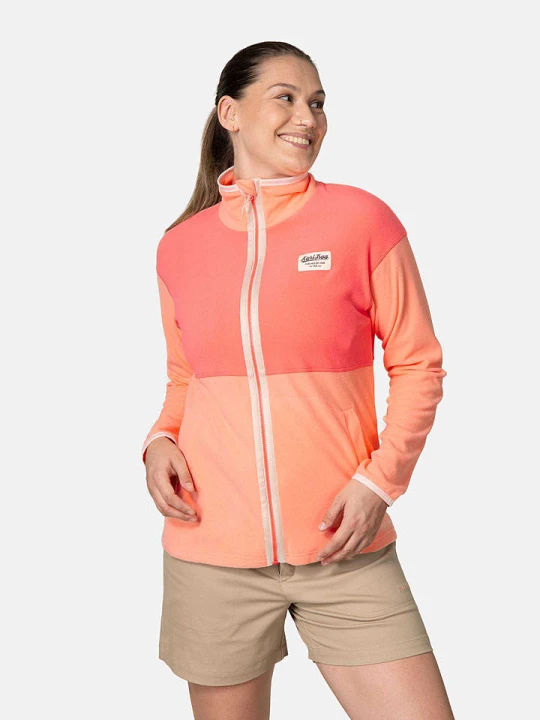 Zdjęcie produktu KARI TRAA Kurtka polarowa "Gracie" w kolorze pomarańczowym rozmiar: M