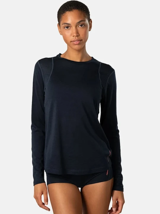 Zdjęcie produktu Kari Traa longsleeve damski z wełną Embla granatowy