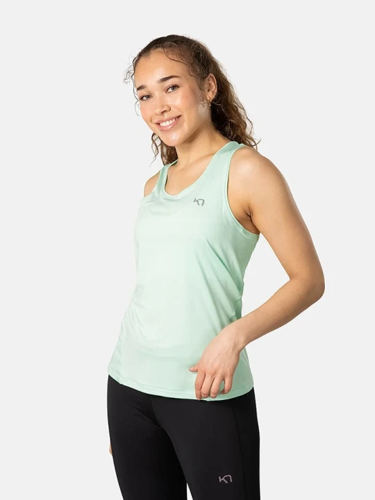 Zdjęcie produktu KARI TRAA Top sportowy "Nora 2.0" w kolorze jasnozielonym rozmiar: L