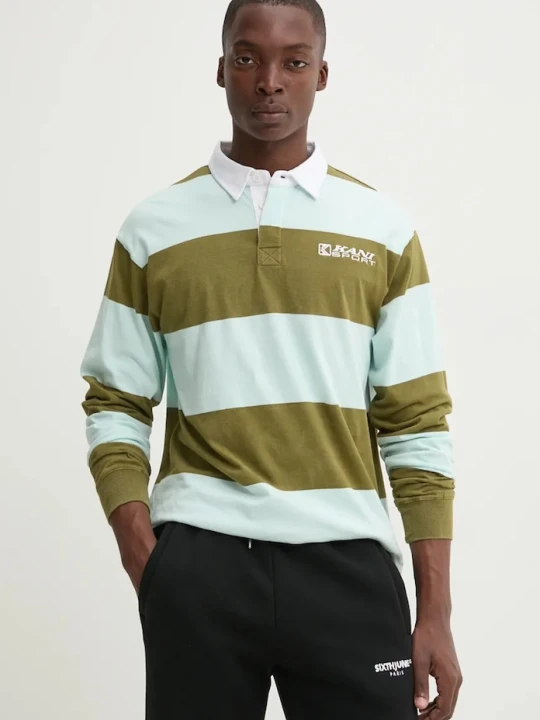 Zdjęcie produktu Karl Kani longsleeve bawełniany niebieski