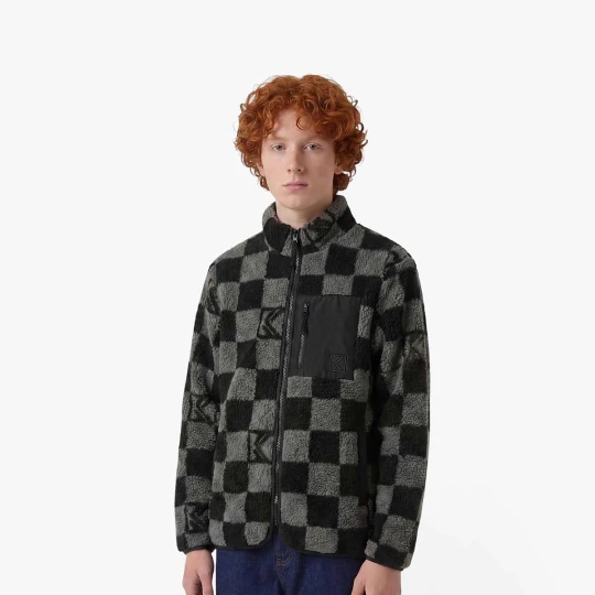 Zdjęcie produktu Og Teddy Zip Jacket Junior Karl Kani czarny