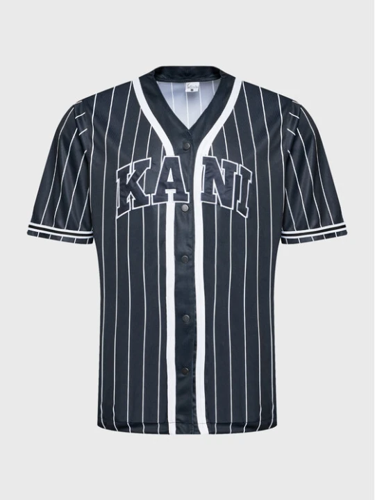 Zdjęcie produktu Karl Kani T-Shirt Serif Pinstripe Baseball 6033360 Czarny Relaxed Fit