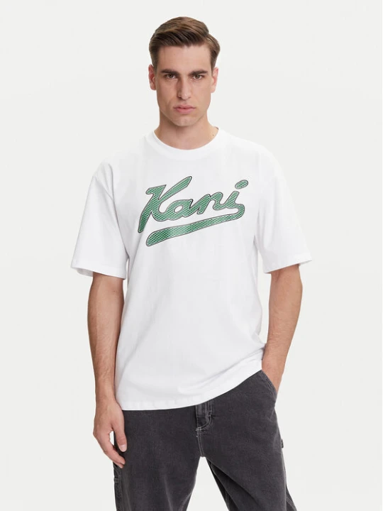 Zdjęcie produktu Karl Kani T-Shirt Varsity Palm PD00005336 Biały Relaxed Fit