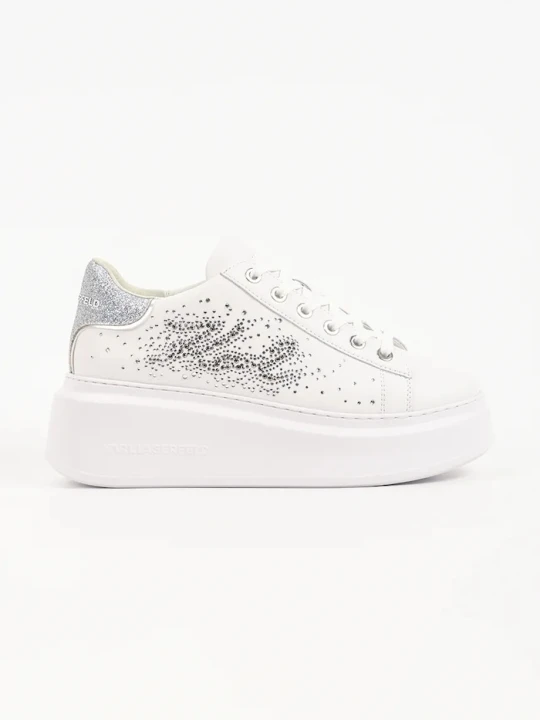 Zdjęcie produktu Karl Lagerfeld Anakapri sneakersy damskie skórzane biały