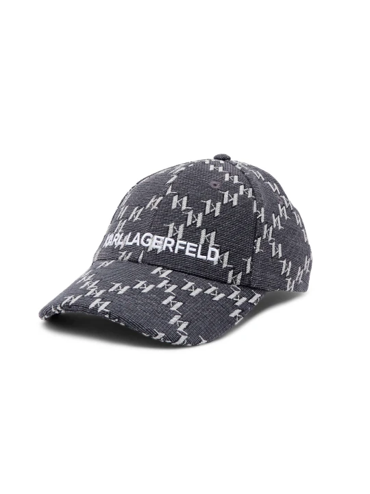 Zdjęcie produktu Karl Lagerfeld Bejsbolówka k/monogram essential grafitowy