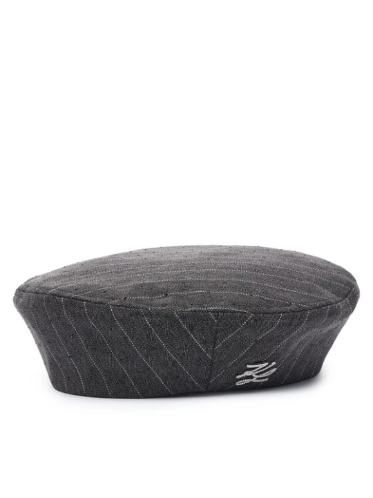 Zdjęcie produktu KARL LAGERFELD Beret B3W33025 Szary ciemny
