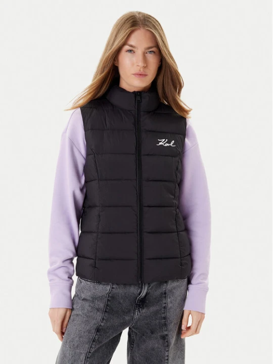 Zdjęcie produktu KARL LAGERFELD Bezrękawnik A1W15048 Czarny Regular Fit
