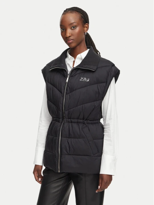 Zdjęcie produktu KARL LAGERFELD Bezrękawnik B3W15033 Czarny Regular Fit