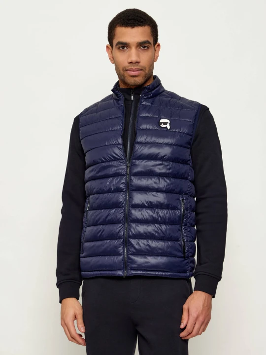 Zdjęcie produktu Karl Lagerfeld Bezrękawnik | Regular Fit granatowy