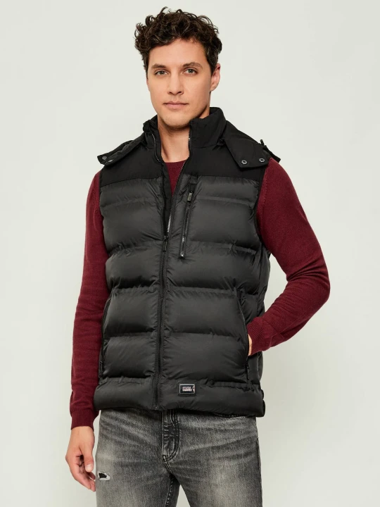 Zdjęcie produktu Karl Lagerfeld Bezrękawnik | Regular Fit czarny