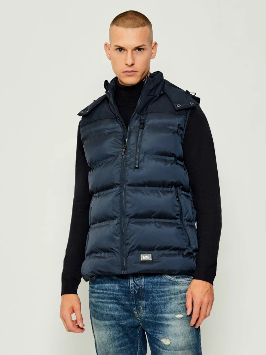 Zdjęcie produktu Karl Lagerfeld Bezrękawnik | Regular Fit granatowy