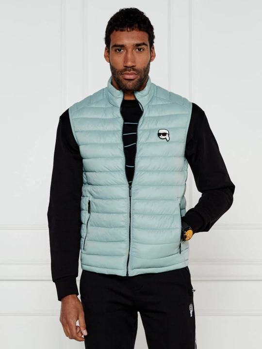 Zdjęcie produktu Karl Lagerfeld Bezrękawnik | Regular Fit błękitny