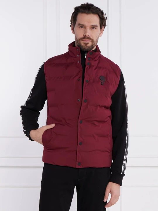 Zdjęcie produktu Karl Lagerfeld Bezrękawnik | Regular Fit bordowy